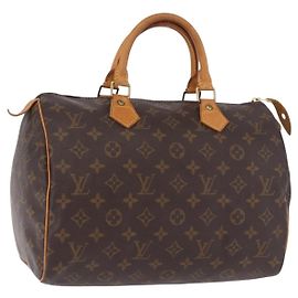 LOUIS VUITTON Monogram Speedy 30 Hand Bag M41526 LV Auth 199625A