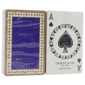 Autre Marque TIFFANY&Co. Spielkarten Papier Rot Blau Auth 200172