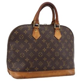 LOUIS VUITTON Monogram Alma Hand Bag M51130 LV Auth 200274