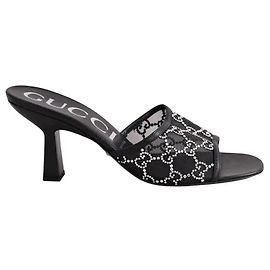 Gucci Absatzschuhe aus Leder Schwarz Größe 41