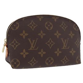 LOUIS VUITTON Pochette Cosmetic PM Cosmetic Pouch M47515 LV Auth ki6790V
