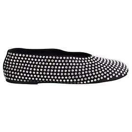 Ballerine nere con glitter Khaite