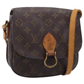 LOUIS VUITTON Monogram Saint Cloud MM Shoulder Bag M51243 LV Auth 198980