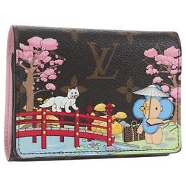 LOUIS VUITTON Vivienne Portefeuille Victorine Wallet M80873 LV Auth 196886M
