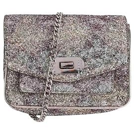 Borsa a tracolla Zadig & Voltaire in pelle argento
