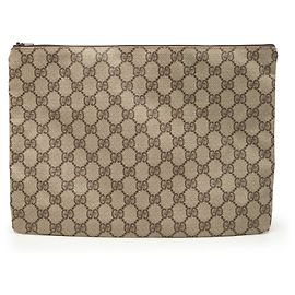 Clutch Gucci GG Supreme Beige