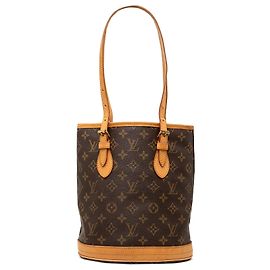 Louis Vuitton Monogram Petit Bucket Braun