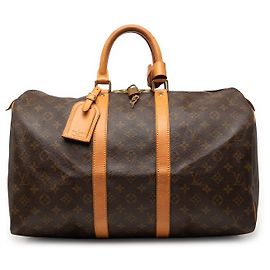Mala de Viagem Louis Vuitton Monogram Keepall 45 Castanha