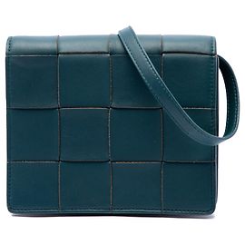 Borsa a tracolla Mini Nappa Maxi Intrecciato Cassette Bottega Veneta Nera