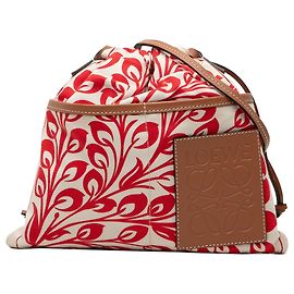 Borsa a tracolla LOEWE William de Morgan Small Anagram Canvas Bianca