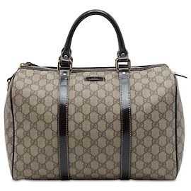 Gucci Joy Boston Bag Medium GG Supreme Beige