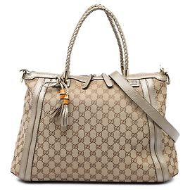 Borsa Satchel Gucci GG Canvas Bella Oro