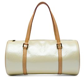 Borsa a tracolla Bedford Louis Vuitton Monogram Vernis Bianca