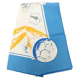 Foulard di seta Hermès Vive Les Champions Bianco 90 Scarves