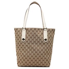 Borsa Tote Gucci GG Canvas Charmy Beige