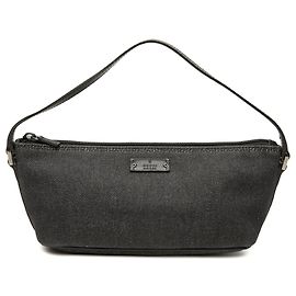 Bolsa de ombro Boat em denim preto Gucci