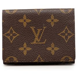 Louis Vuitton Monogram Visitenkartenetui Briefumschlag braun