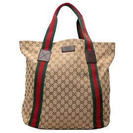 Tote Gucci GG Canvas Web Beige