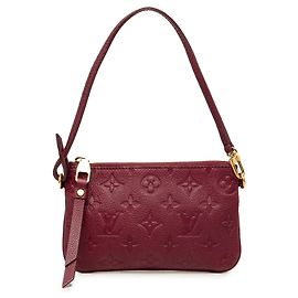 Borsa a mano Pochette Citadine Louis Vuitton Monogram Empreinte rossa