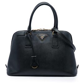 Bolso Prada Medium Saffiano Lux Promenade Negro