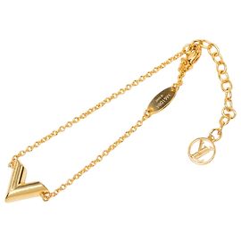 Bracciale Essential V Louis Vuitton placcato oro