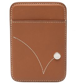 Brown Hermès Swift Bounce MagSafe Card Holder