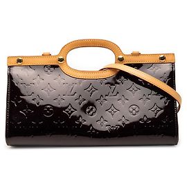 Borsa Satchel Louis Vuitton Monogram Vernis Roxbury Drive Viola