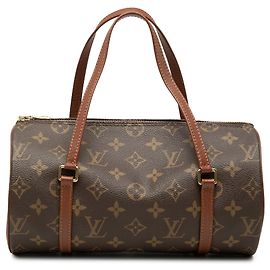 Borsa a mano Louis Vuitton Monogram Papillon 26 Marrone