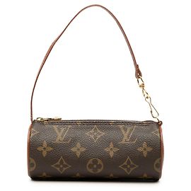 Louis Vuitton Monogram Papillon Pochette Handtasche Braun