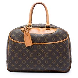 Bolso de mano Louis Vuitton Monogram Deauville Marrón