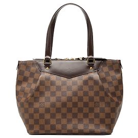 Borsa Louis Vuitton Damier Ebene Westminster PM Marrone