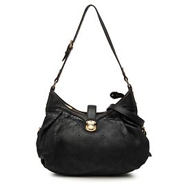 Borsa a tracolla Louis Vuitton Monogram Mahina XS Nera