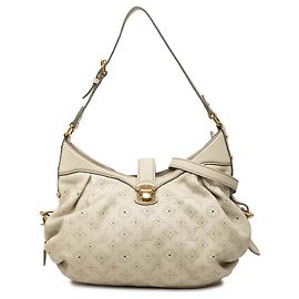 Borsa a tracolla Louis Vuitton Monogram Mahina XS Marrone