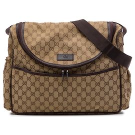 Borsa fasciatoio Gucci GG Canvas Beige