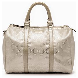 Borsa Boston Gucci Joy Medium Stampa GG Oro