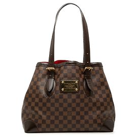 Borsa Tote Louis Vuitton Damier Ebene Hampstead MM Marrone