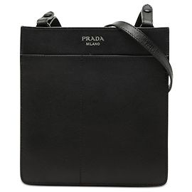 Prada Saffiano Crossbody schwarz