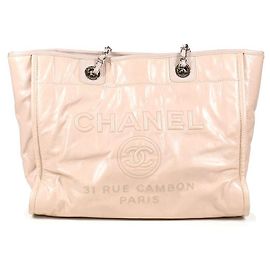 Chanel 31 Rue Cambon Grand Shopping Borsa Tote Rosa Poudré