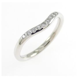 Anello fede curva Tiffany & Co. 9P in platino