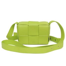 Bottega Veneta Cassette Maxi Intrecciato Leather Candy