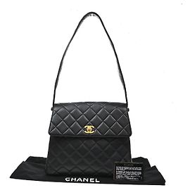 Chanel Vintage CC Square Flap Quilted Lambskin Medium