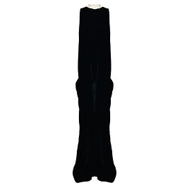 Mono fluido de terciopelo Rick Owens Black Luxor Collection