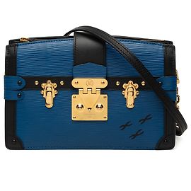 Borsa Louis Vuitton Epi Trunk Clutch Crossbody Nera
