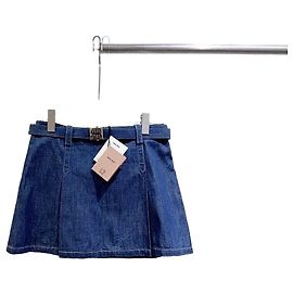 Falda vaquera Miu Miu azul