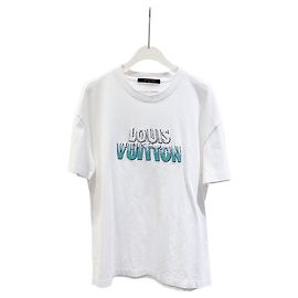 Top Louis Vuitton de algodón con logotipo de cuentas