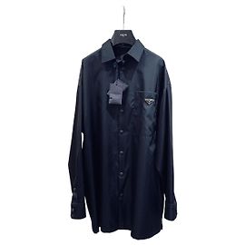 Prada Nylon Jacke Schwarz XS