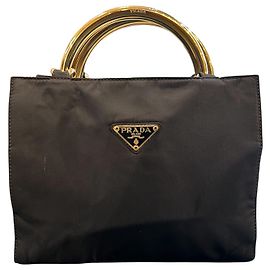 Bolso Prada Tessuto con asa de metal