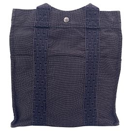 Hermès Hermes Grey Canvas Herline Sac A Dos MM Backpack Bag