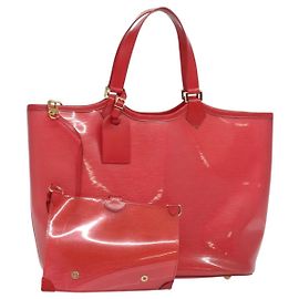 LOUIS VUITTON Epi Plage Lagoon Bay Tote Bag Red M92150 LV