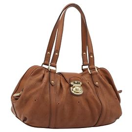 LOUIS VUITTON Mahina Runner PM Bolso de Mano Cuero Marrón M97052 LV